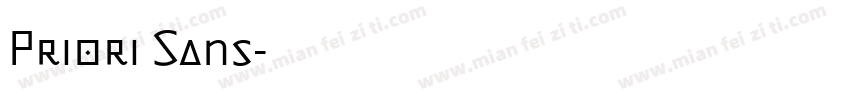 Priori Sans字体转换